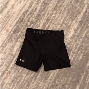 Black under armour compression shorts small